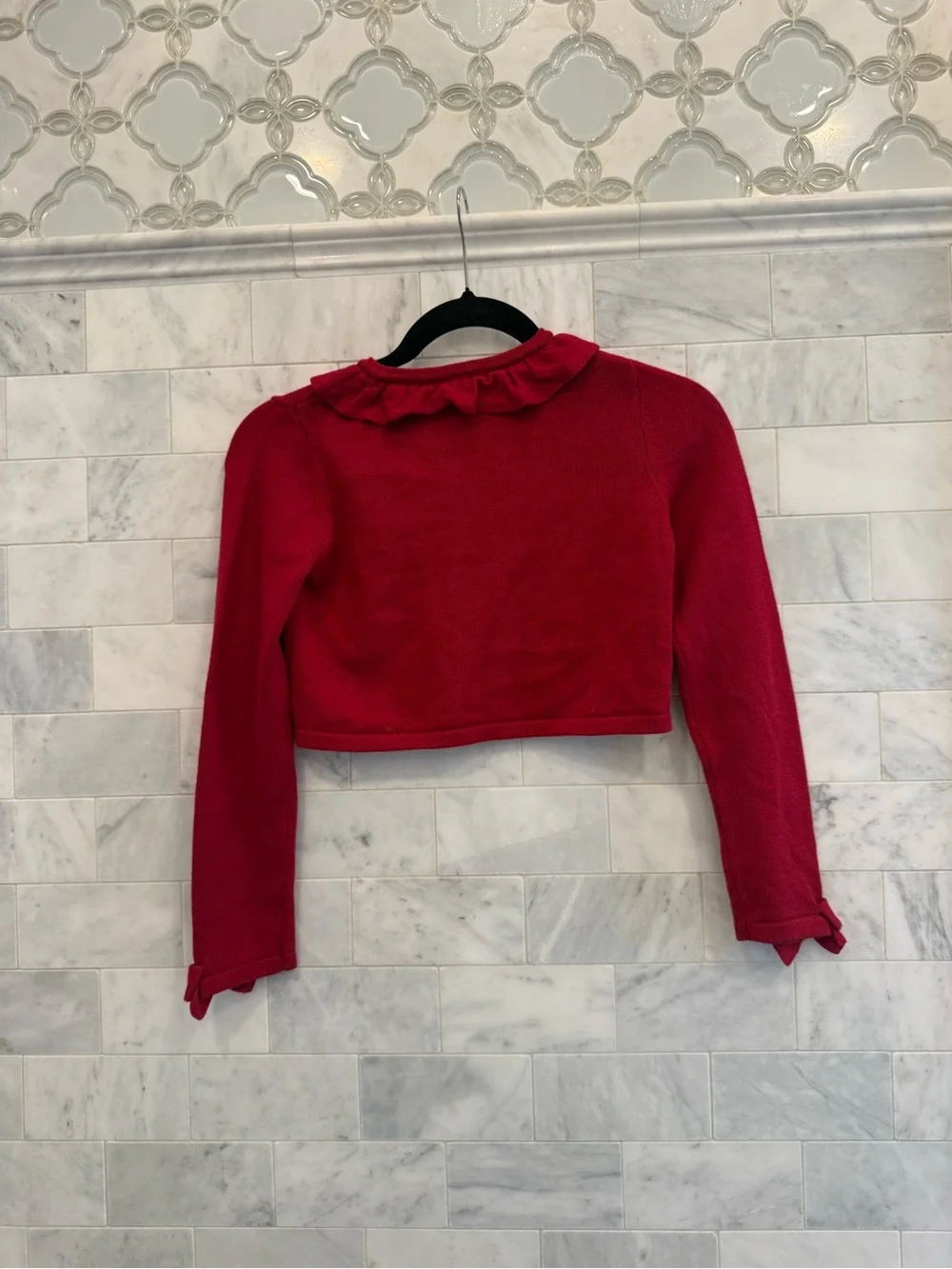 Ruffle/Bow cardigan, Gymboree holiday collection